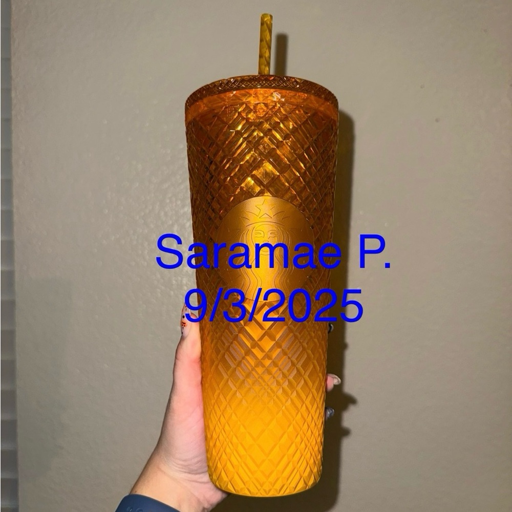 Starbucks Orange Tumbler